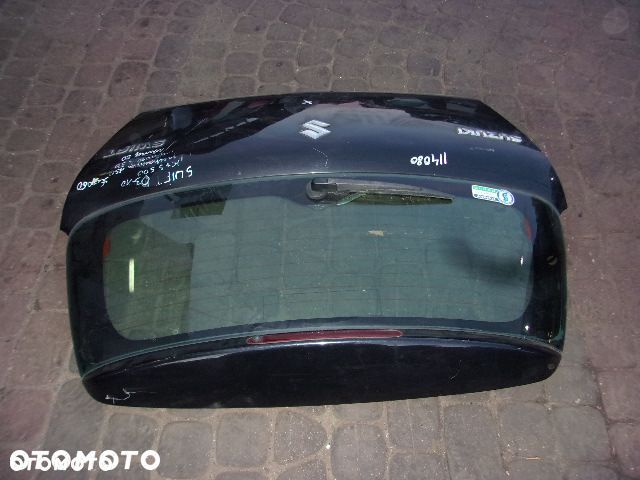 SUZUKI SWIFT 03-10 KLAPA TYŁ BEZ SZYBY CZARNA - 2