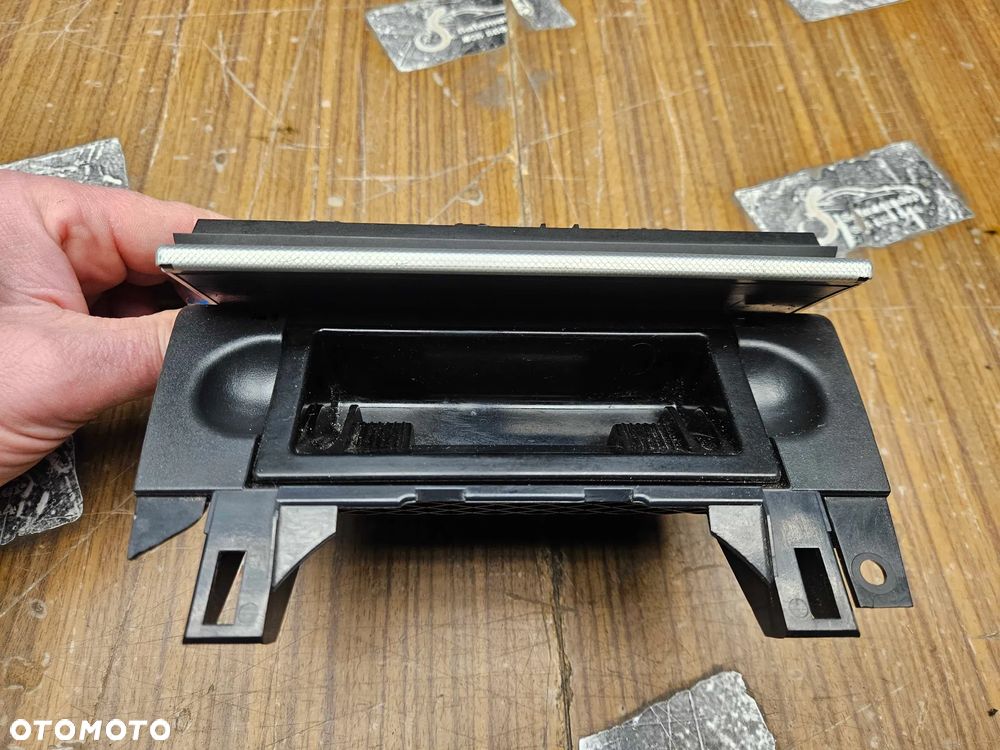 Popielniczka 2 DIN 8E0857951J 03S Klapka Wklad Carbon Srebrna Rybia Luska Audi A4 B6 B7 - 16