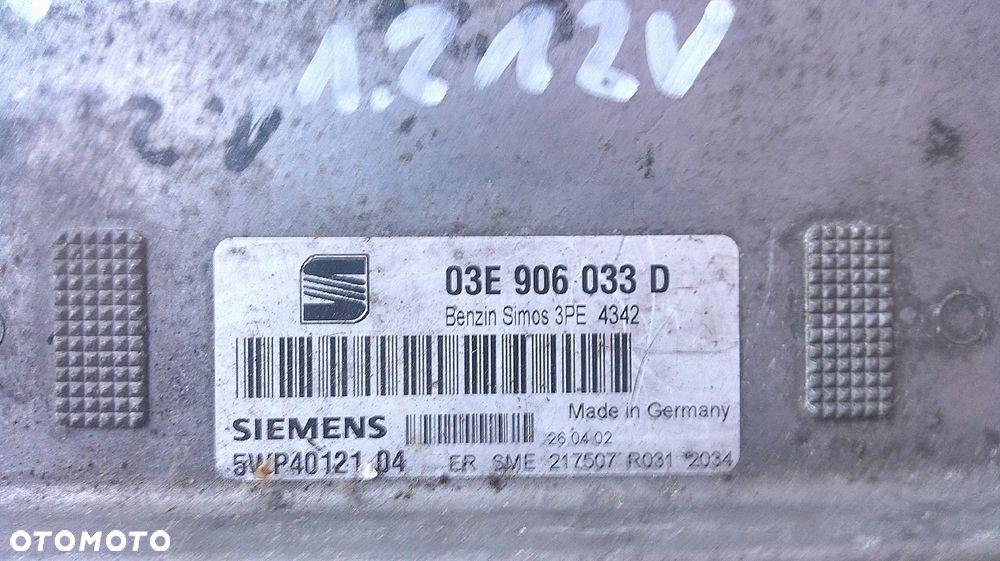 VW FOX 1.2 12V IMMO ZESTAW STARTOWY - 3