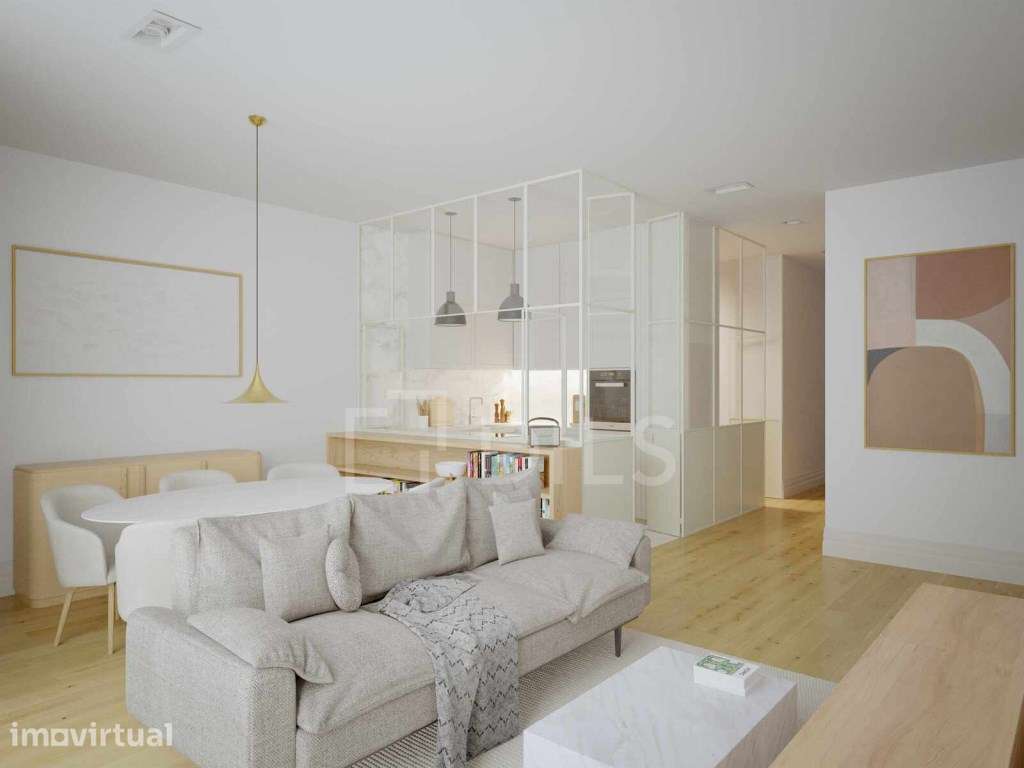 Apartamento T1, com varandas, no Porto - Grande imagem: 5/100