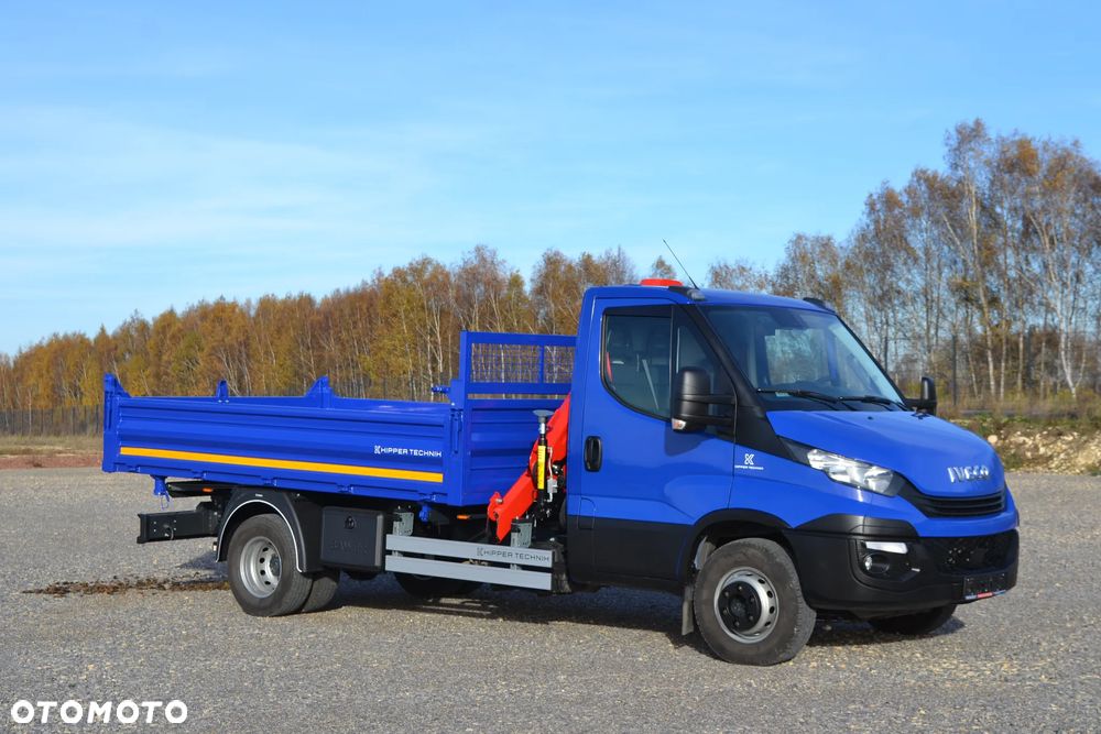 Iveco Daily 72C18 70C18 Nowy 3-stronny WYWROT Kiper Wywrotka Nowy HDS Żuraw HC 45A3 Dźwig Fassi F40 - 12