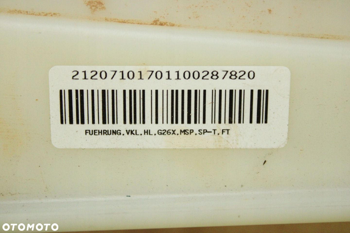 ORYGINALNY ŚLIZG MOCOWANIE ZDERZAKA LEWY TYŁ M-PAKIET BMW G26 8078585 17km - 9
