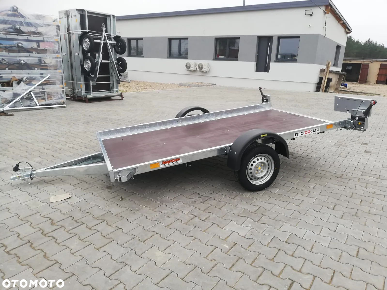 Neptun DOSTAWA! Przyczepa platforma wym. 305x166 cm, lekka SPAWANA N7-305 multi, Przyczepa idealna pod quada! DMC 750 kg GN152 - 15