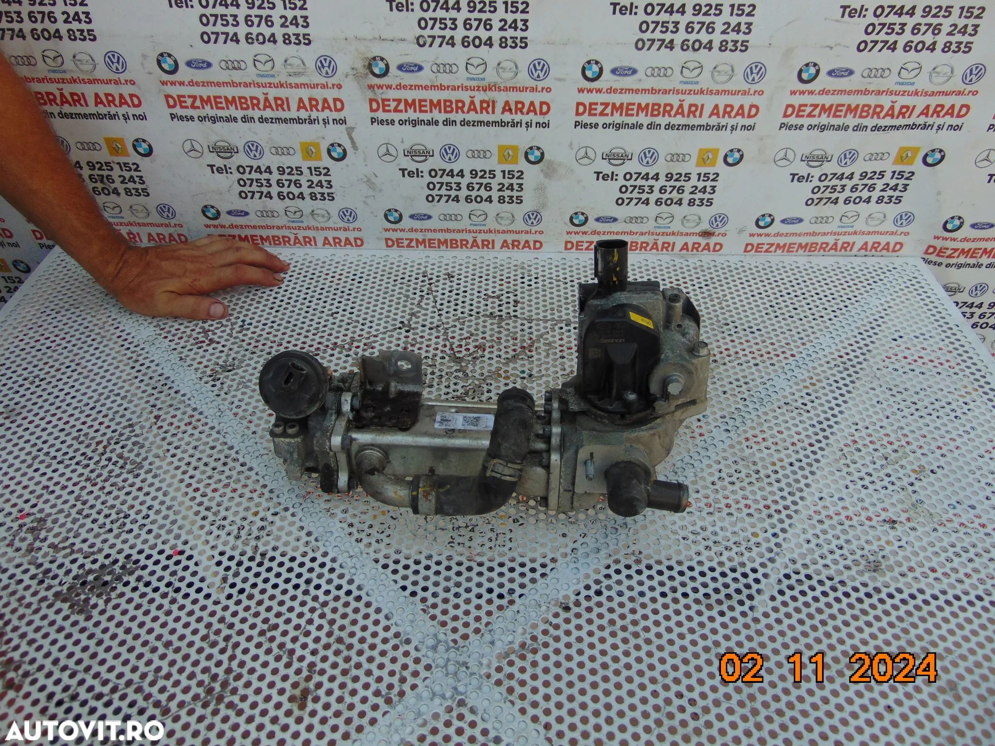 Racitor gaze cu EGR Kia 1.6crdi 1.7crdi Hyundai i30 i40 soul optima venga elantra ix35 ceed sportag - 1
