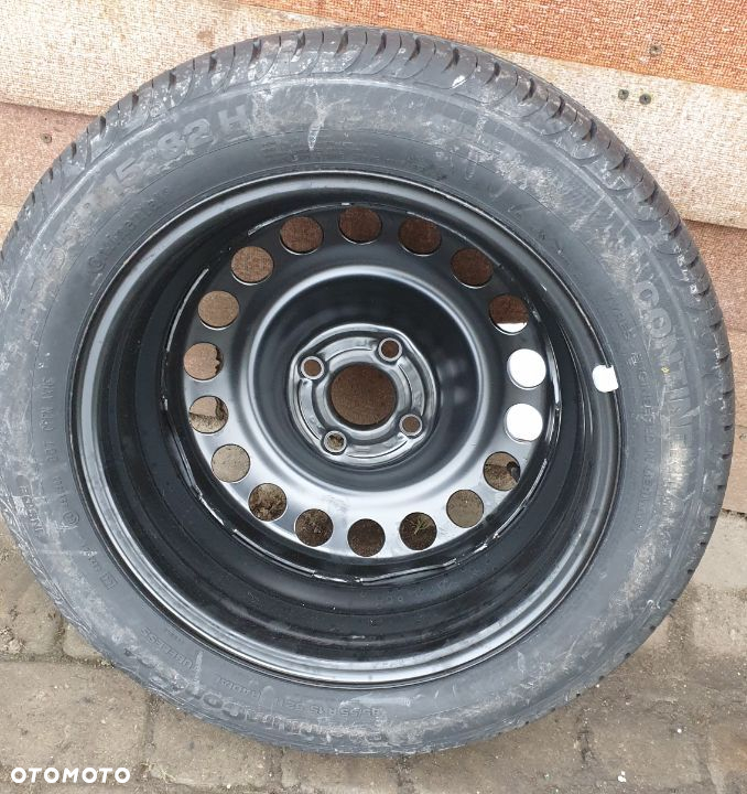 KOŁO ZAPASOWE OPEL CORSA C 4X100 15" ET49 OPONA 185/55 R15 - 15