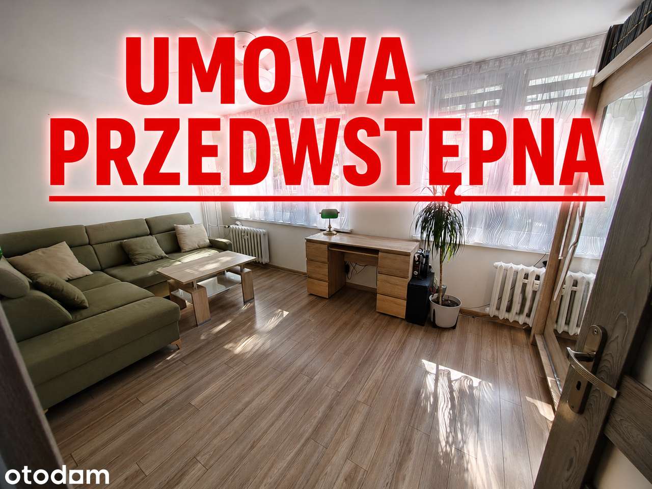 2 pokoje 47 m2, wysoki parter, okolice UMK /Reja