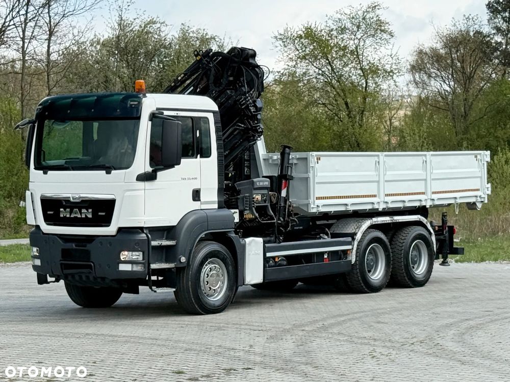 MAN TGS 33.400 *HAKOWIEC+HIAB 288 E-6 HIPRO+JIB 70X-3+PILOT + KONTENER / 6x4 - 4