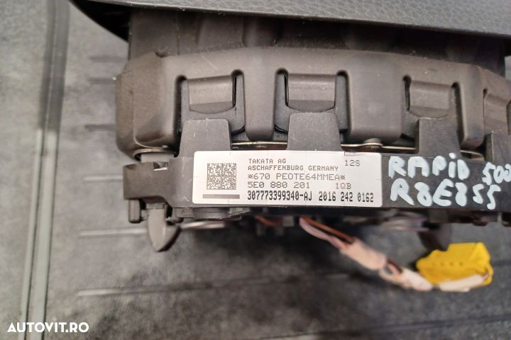 Airbag volan / sofer 5E0880201 PIESA NOUA 5E0880201 Skoda Rapid 3 [fa - 5
