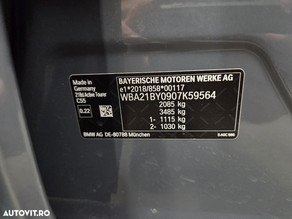 BMW Seria 2 218d Aut. Luxury Line - 16