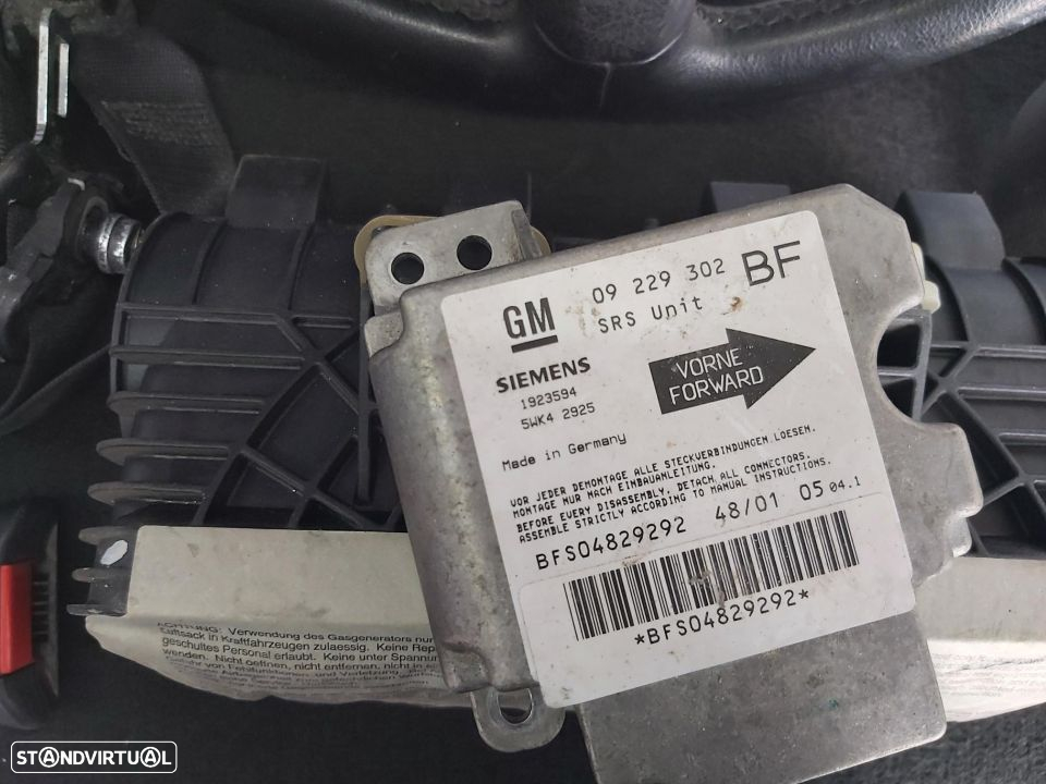 Conjunto Airbags Opel Astra G 1998/2003 - 2