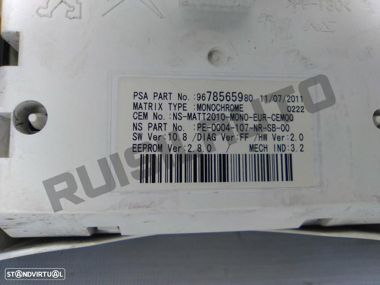 Quadrante  Peugeot 508 I [2010_2018] 1.6 Hdi - 3