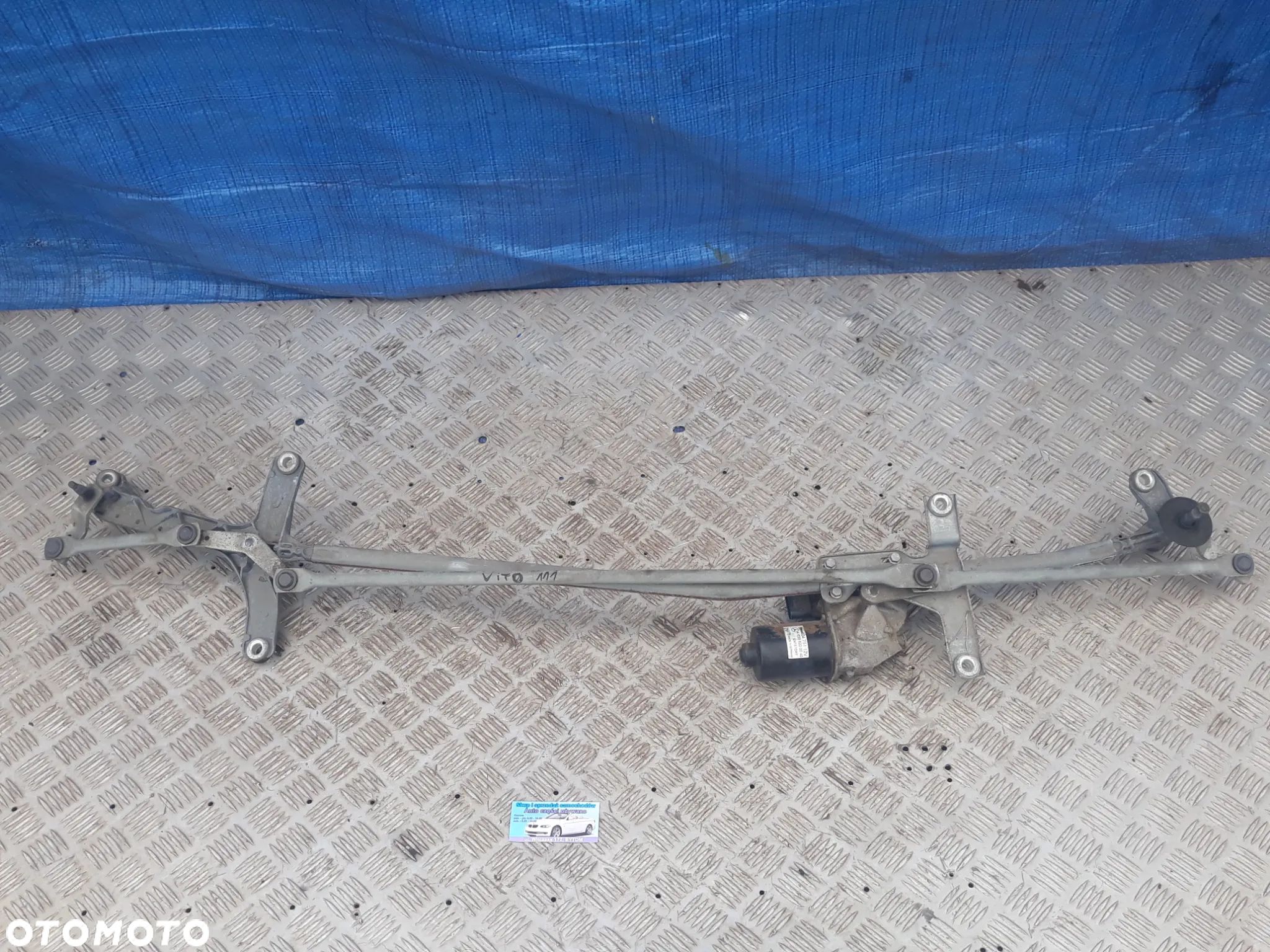 MECHANIZM WYCIERACZEK MERCEDES VITO W639  2,2 CDI  111 CDI 2005r  VALEO  A6398200040 - 1