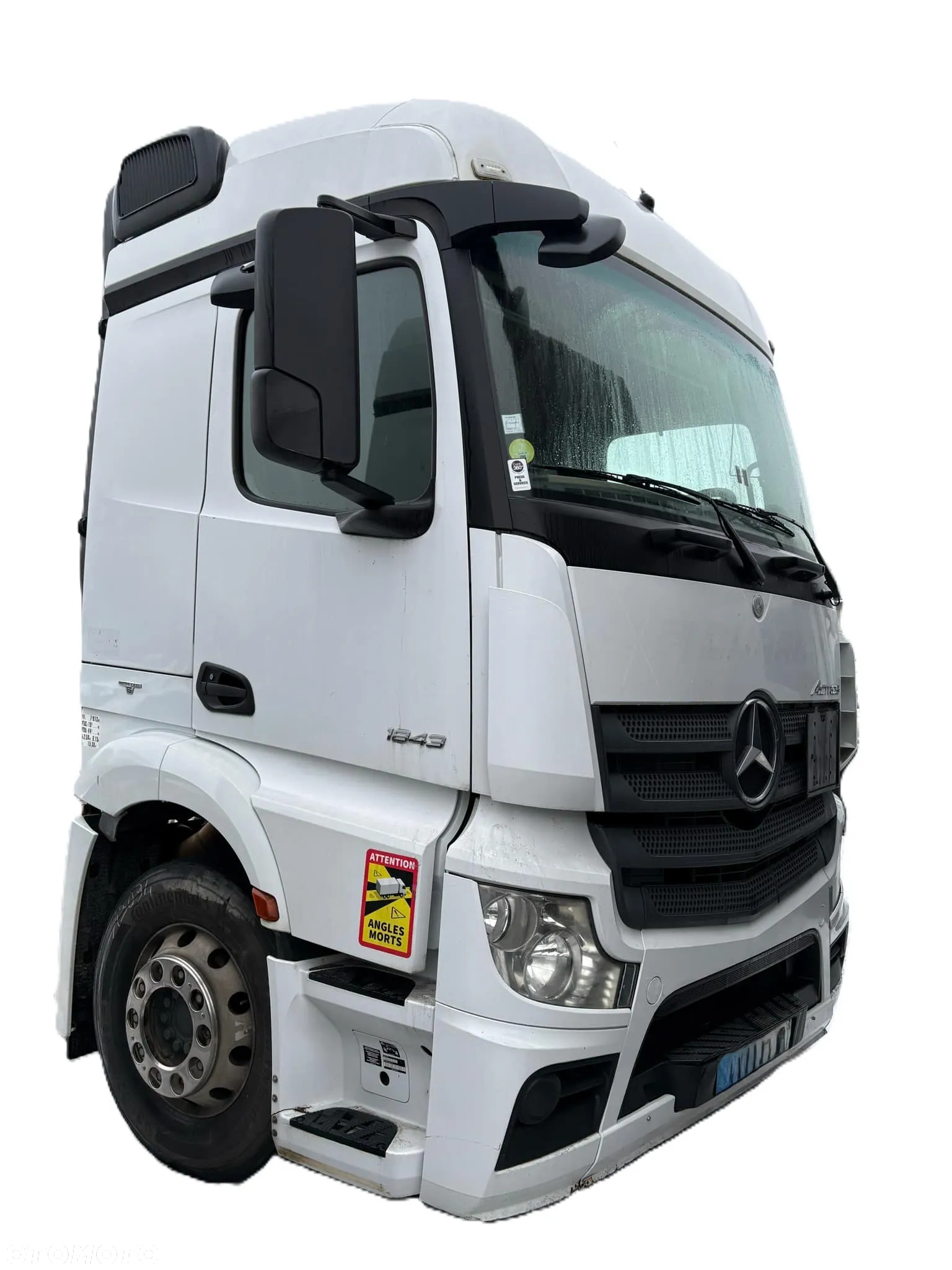 KOMPLETNY PRZÓD MASKA ZDERZAK LAMPA MERCEDES ACTROS MP4  WĄSKA KABINA - 4