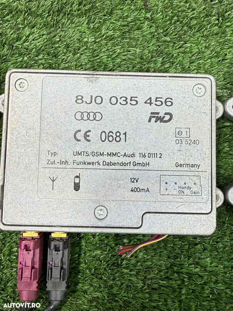 AMPLIFICATOR ANTENA (3 BUC.) AUDI A4 AVANT 2.0 DIESEL 2009 2009-2016 AUDI A6 C6 SEDAN 2.0 DIESEL 2009 2006-2010 COD OEM 8J0035456 - 6