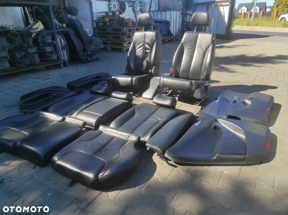 VW PASSAT B6 KOMBI SKÓRA FOTELE SKÓRZANE TAPICERKA SIEDZENIA KOMPLET KANAPA PODŁOKITNIK FOTEL OPARCIE KIEROWCY ELEKTRYCZNY PODGRZEWANE GRZANE BOCZKI BOCZEK EUROPA WYSYŁKA !!!! - 2