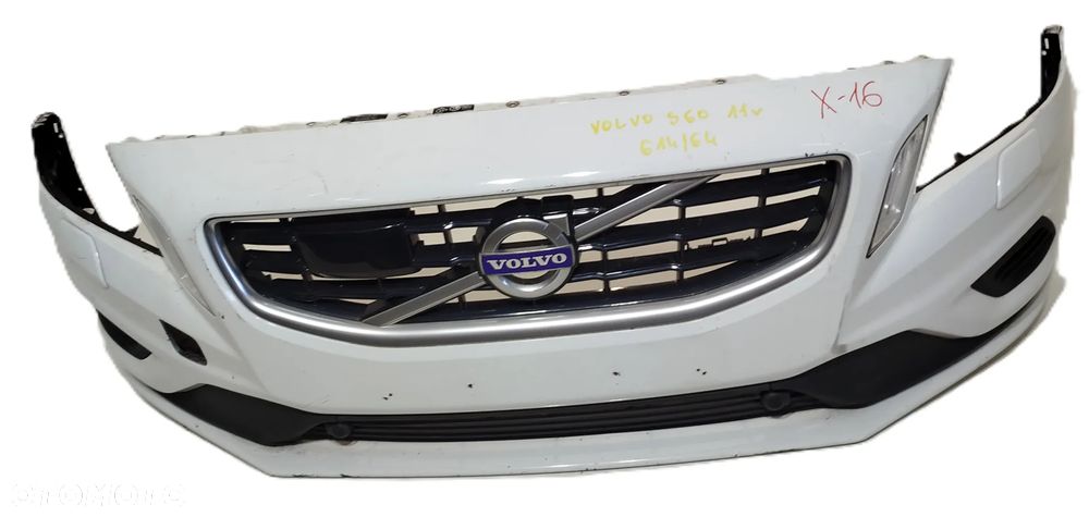 ZDERZAK PRZEDNI GRILL VOLVO S60 10-13 R-DESIGN SPRYSKI 614-46 - 1