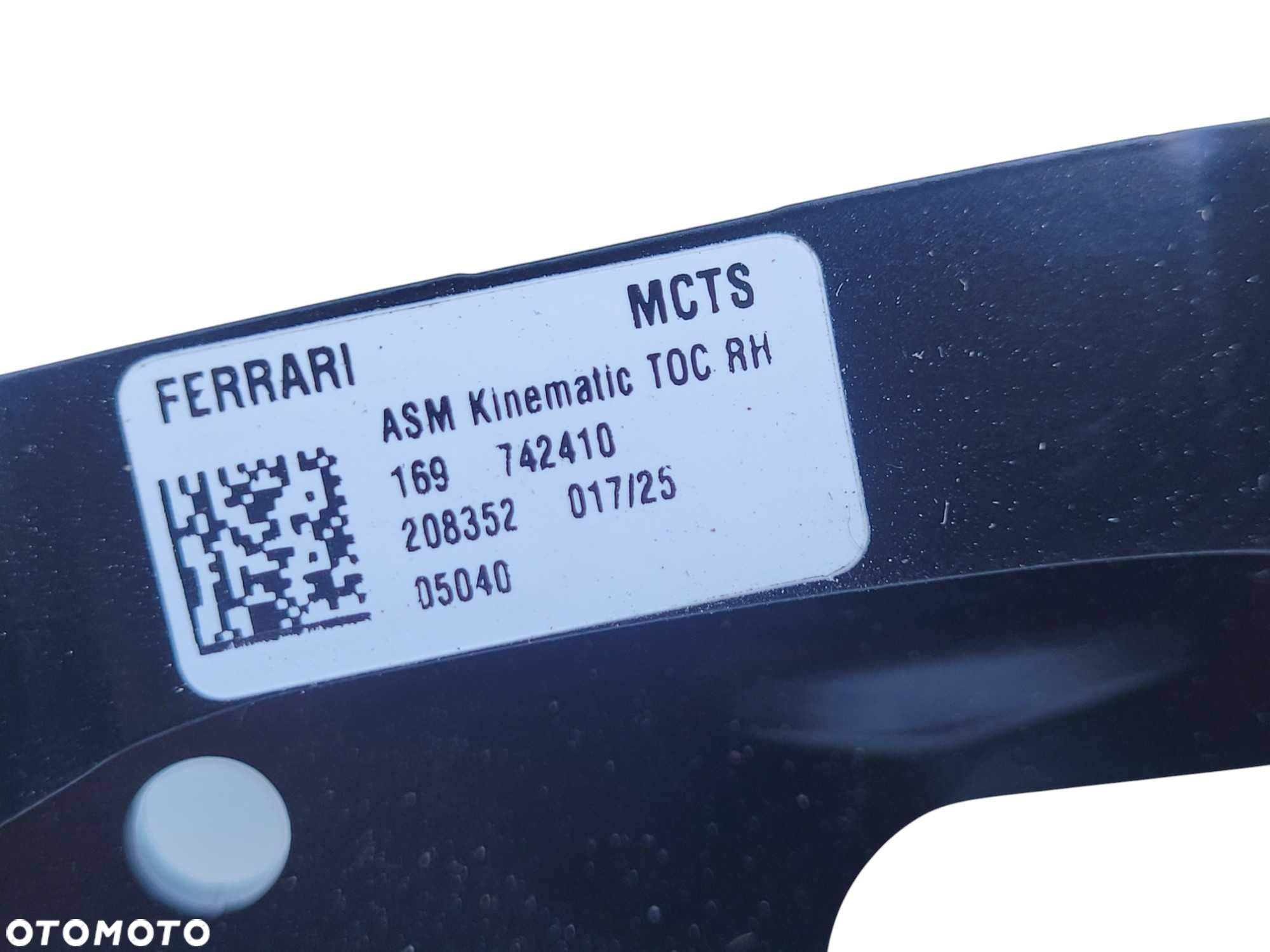 Ferrari Roma Spider - zawias zawiasy dachu pokrywy cabrio RH PRAWY - 3