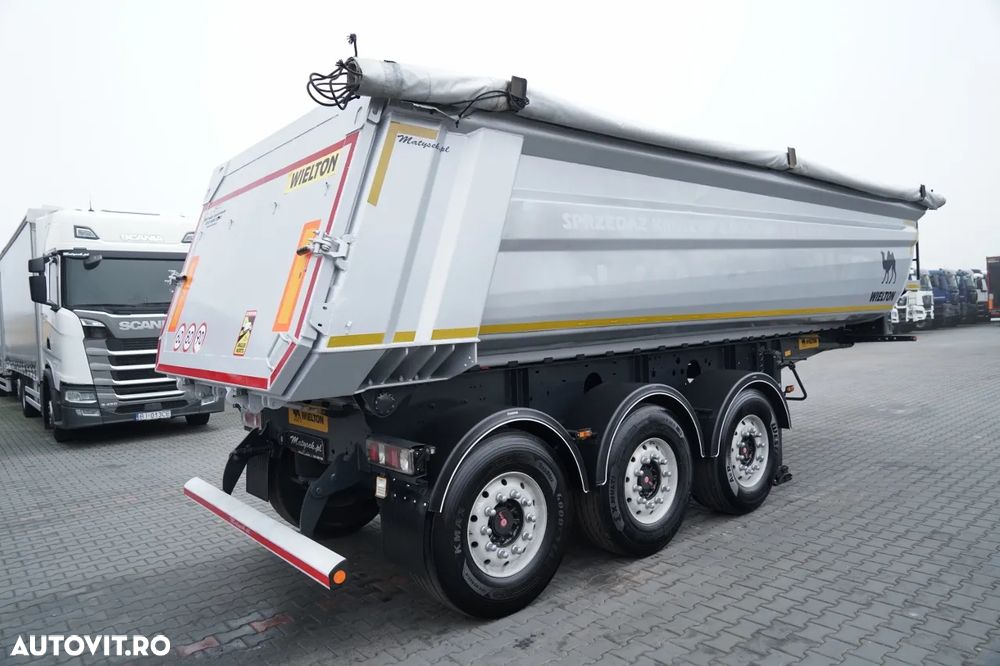Wielton WIELTON / BASCULATOR / 26 M3 / GREUTATE: 4700 KG / CP CHUTTER / AXĂ RIDICATĂ / - 11