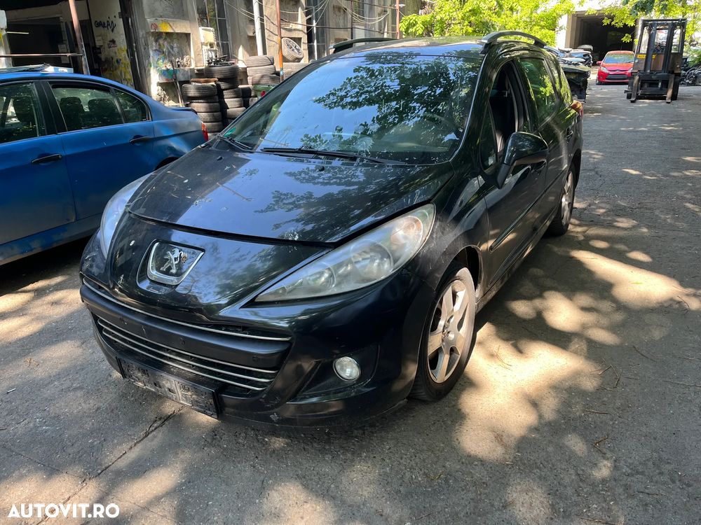 Bara fata completa Peugeot 207 facelift 2010 negru model cu proiectoare - 10
