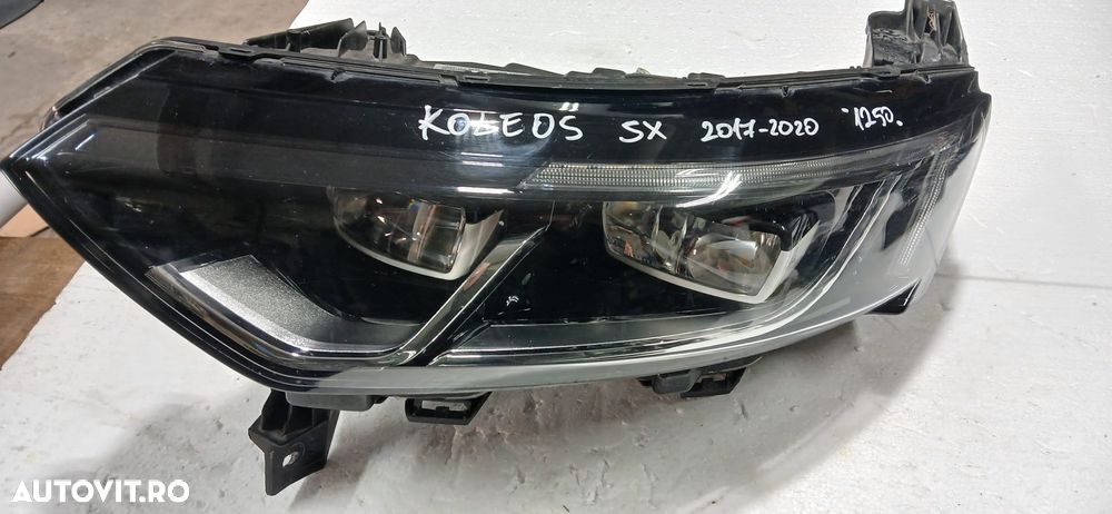 Far stanga complet RENAULT KOLEOS an 2016-2020 cu Led Pure Vision cod 260604608R cu defect - 1