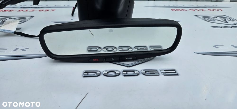 Dodge Durango III LIFT 2021-2025 Lusterko wsteczne Lusterko wewnętrzne Obudowa lusterka Kompletne SOS ASSIST Instalacja lusterka Wiązka P68471147AA - 5