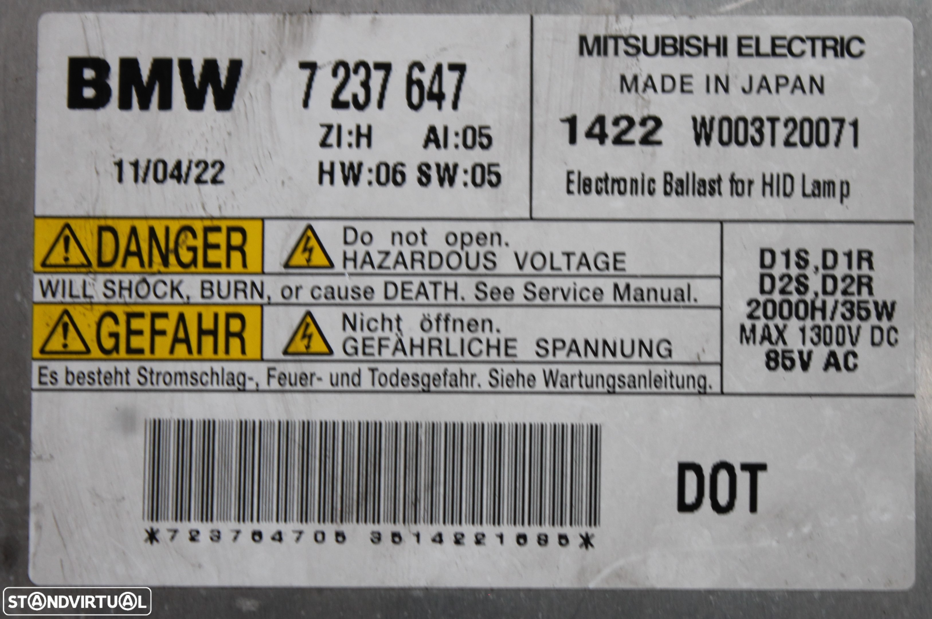 BALASTRO BMW F20 - 4