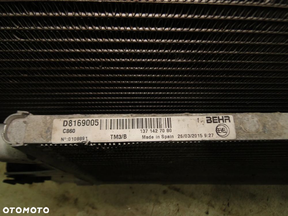 FIAT DUCATO III 3 CHŁODNICA WODY PŁYNU KLIMATYZACJI INTERCOOLER WENTYLATORY 2.3 M-JET 14-23r EUROPA - 14