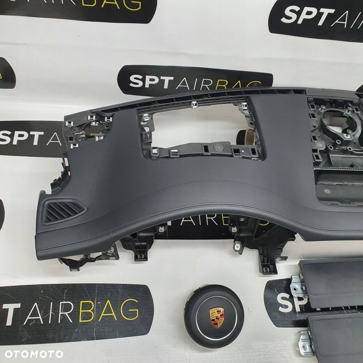 PORSCHE PANAMERA 971 DESKA ROZDZIELCZA KONSOLA KOKPIT PULPIT PODUSZKI AIRBAG AIR BAG PASY KURTYNA KIT SET - 3