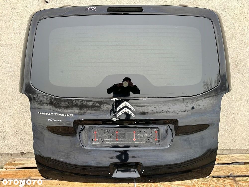 KLAPA BAGAZNIKA TYL TYLNA CITROEN JUMPY III 3 EXPERT PROACE II  SZYBA - 1