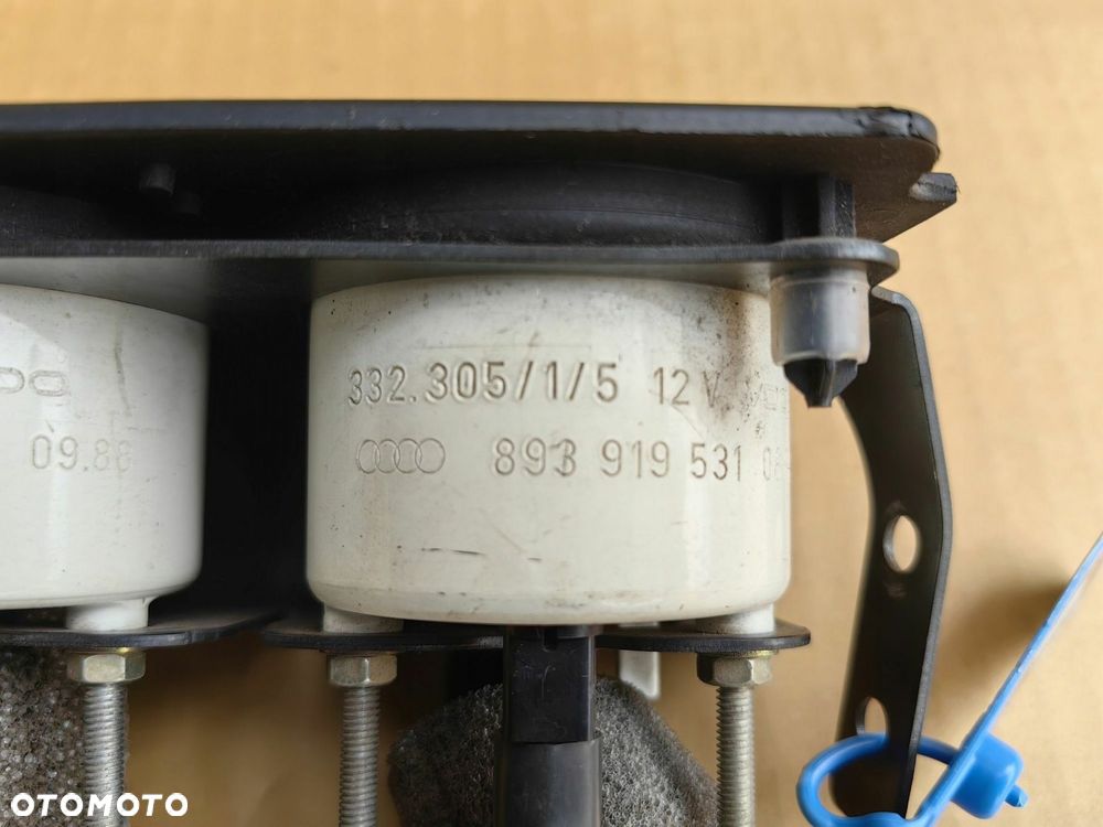 Dodatkowe zegary panel AUDI 80 90 b3 b4 s2 oryginalne z wiązka 893863159 - 4