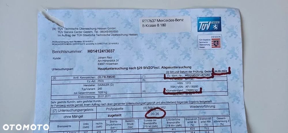 Mercedes-Benz Klasa B 180 BlueEFFICIENCY SPORT EDITION - 33