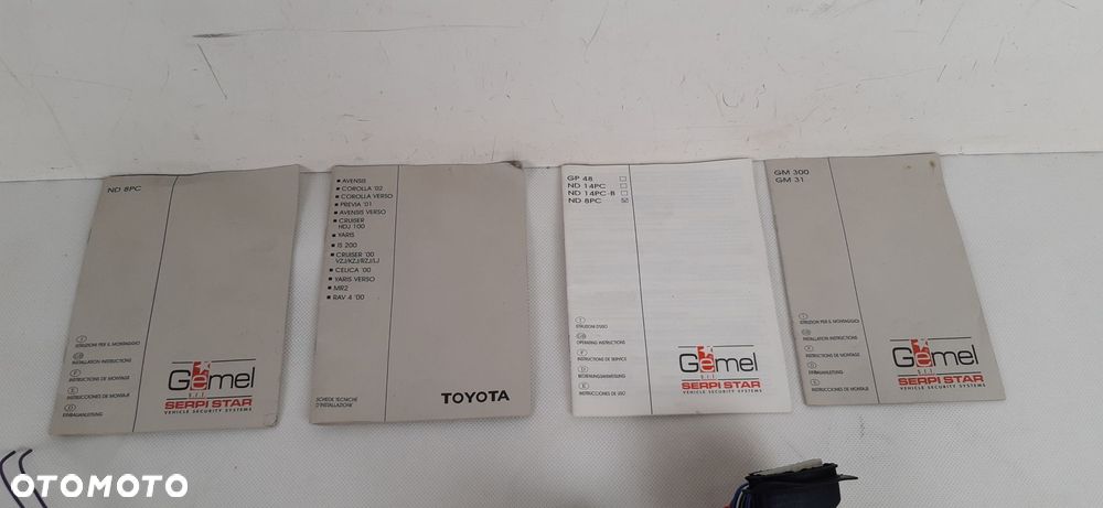 TOYOTA AVENSIS COROLLA YARIS LC100 ZESTAW ALARMU 921600200, TA-ND8-PC000 - 4