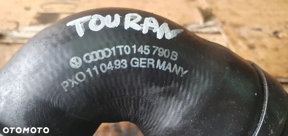 Przewód wąż rura intercoolera VW Touran 1.9 TDI 1T0145790B - 7