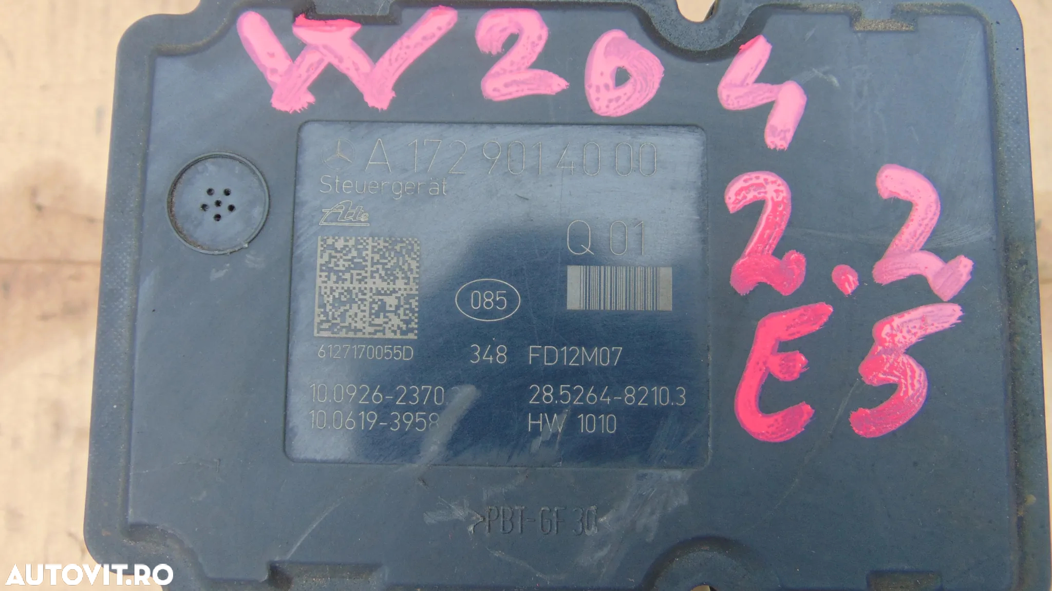 Modul abs Mercedes c class w204 2007-2014 pompa abs ecu calculator abs dezmembrez - 4