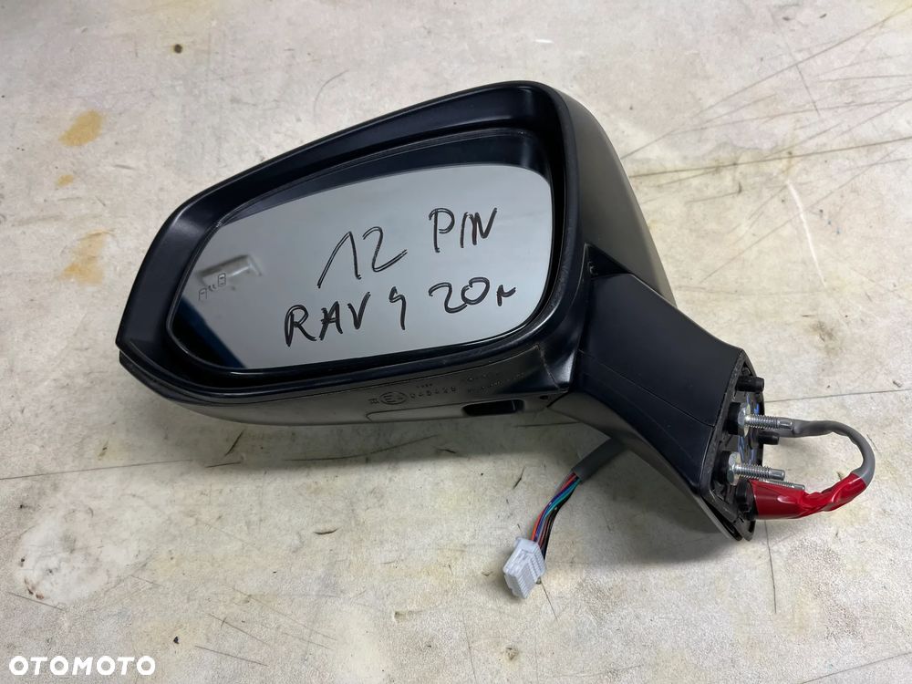 Lusterko lewe Toyota RAV-4 | RAV4 V 12PIN (biały) - oryginalne z demontażu - 2