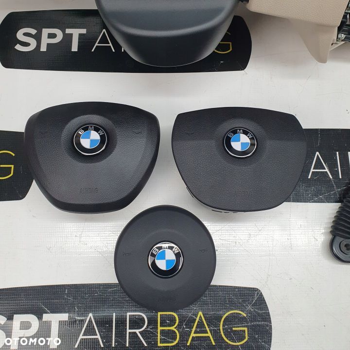 BMW F10 F11 DESKA ROZDZIELCZA KONSOLA KOKPIT PULPIT PODUSZKI AIRBAG AIR BAG NAPINACZE KIT SET - 8