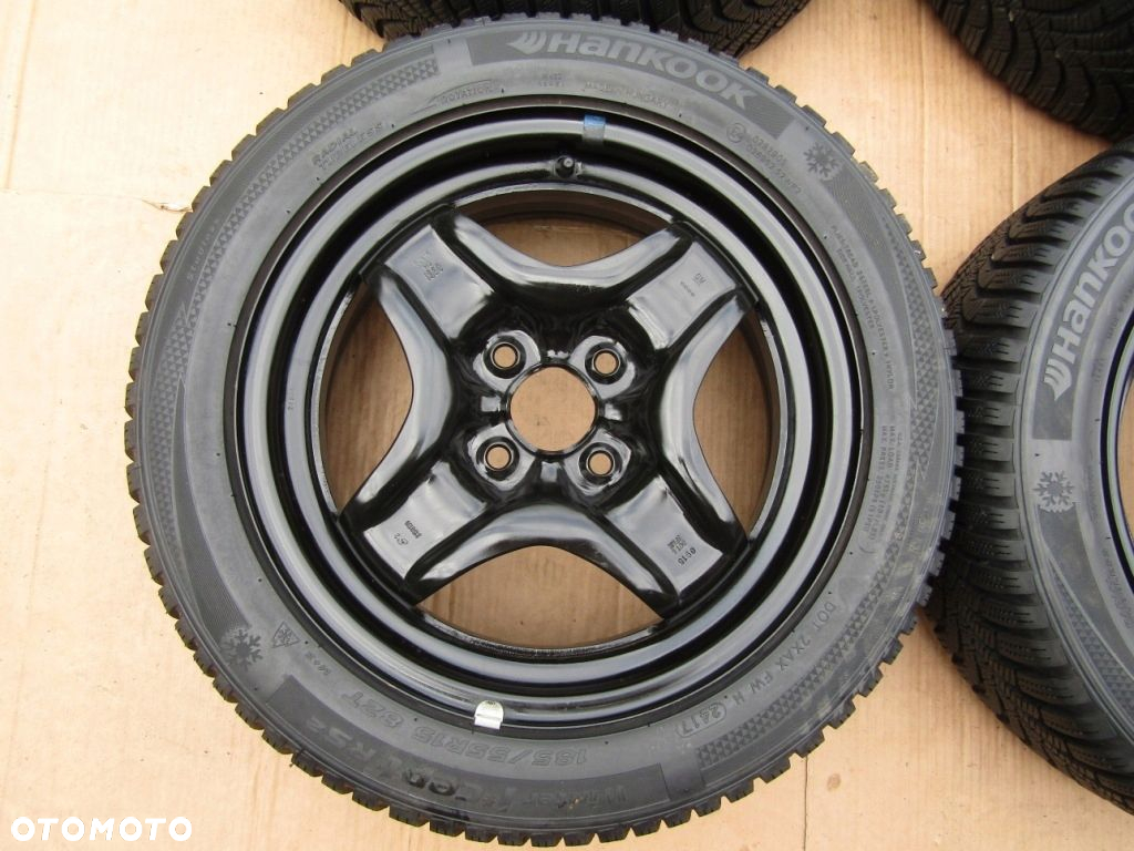 4x Felgi Koła 15 Opel Karl Agila B 4x100 ET50 185/55 zimowe  czujniki TPMS - 5