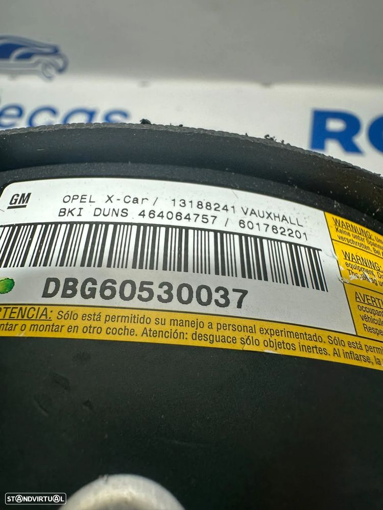 .Airbag Volante Guiador Original GM Opel 13188241 2000 - 2010 - 7