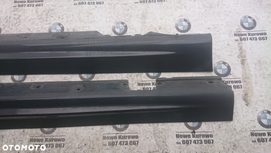 BMW E46 Nakładka Listwa Progowa Cosmosschwarz Lewa - 4