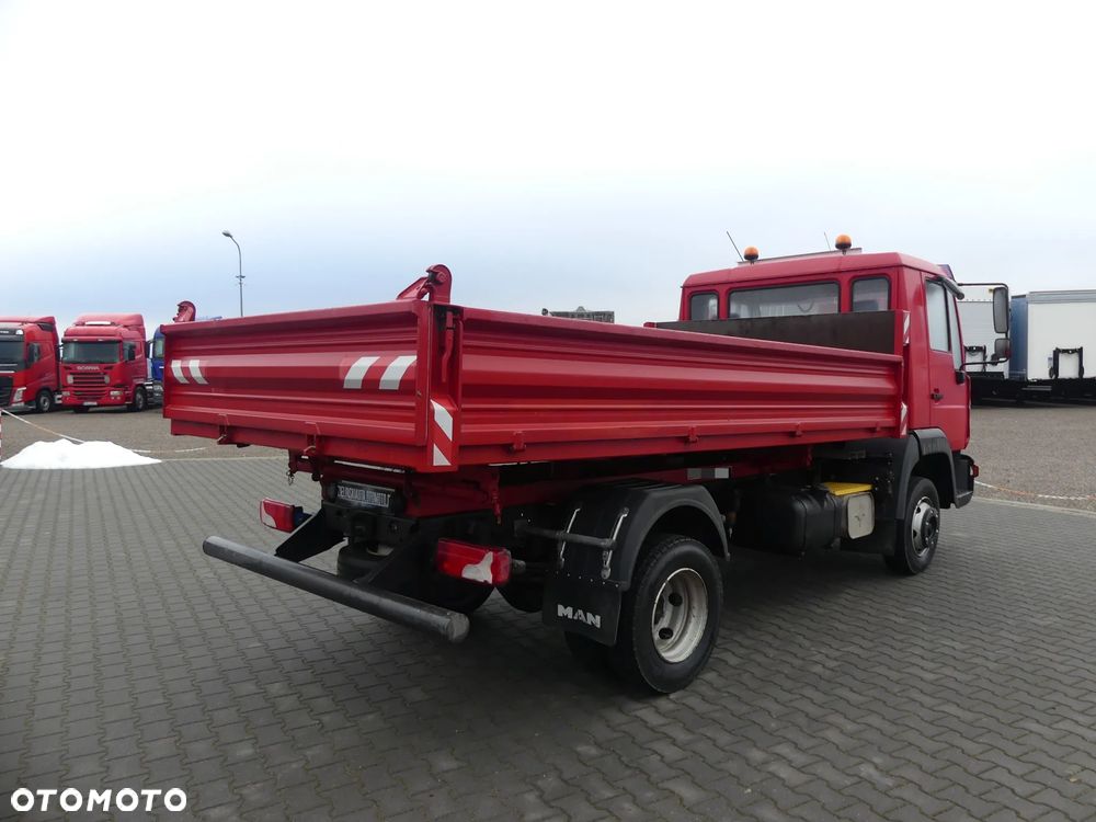 MAN LE 8.180 / 3- STRONNA WYWROTKA / BLOKADA MOSTU / - 15