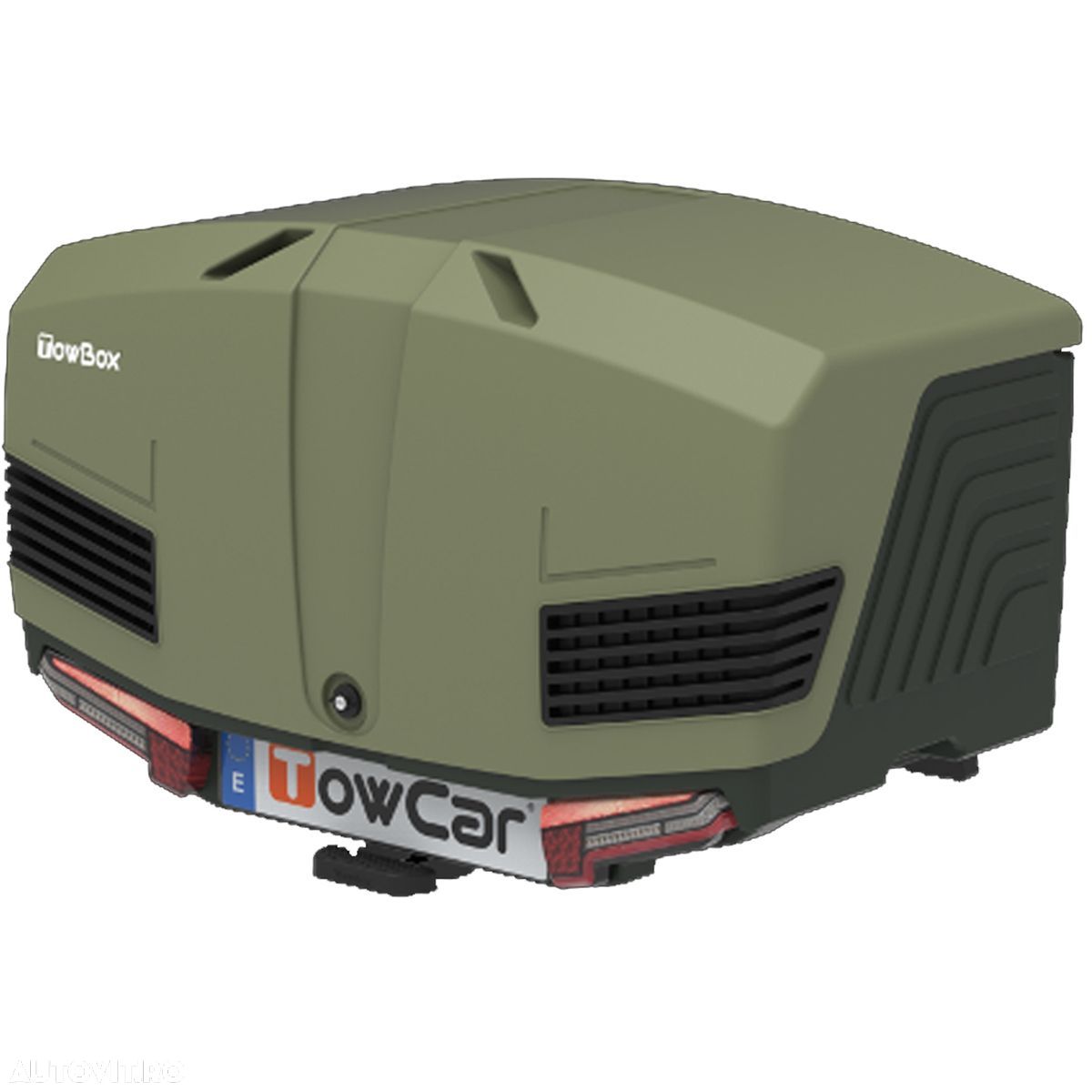 Cutie portbagaj pe carligul de remorcare Towbox V3 Camper Verde - 1