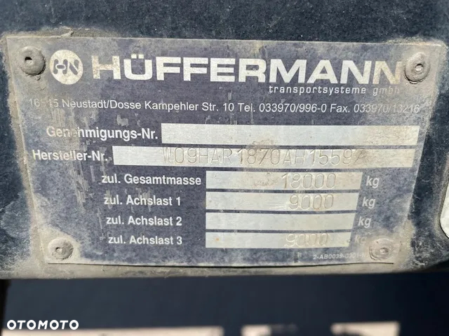 Huffermann HAR 1870 PRZYCZEPA DO HAKOWCA - 18