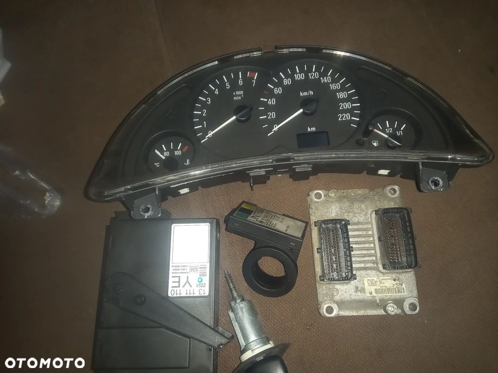 OPEL CORSA C  ZESTAW Z12XEP KOMPUTER LICZNIK BCM STACYJKA IMMO KLUCZ