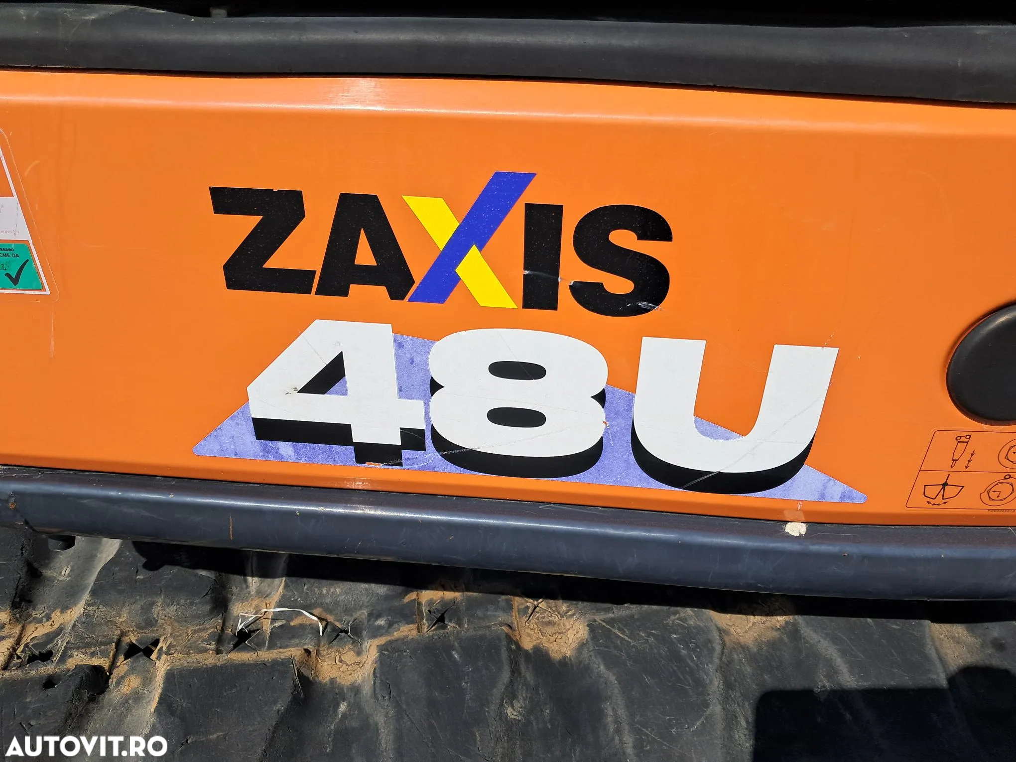 Hitachi ZX48U-6 ZAXIS 48U DOUA CUPE SI LAMA TIP BULDOZER - 5
