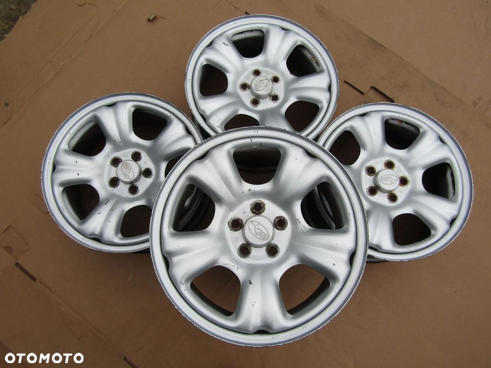 4x Felgi 16 Subaru Legacy Forester Impreza Outback 6,5j 5x100 ET48 + DEKLE - 8