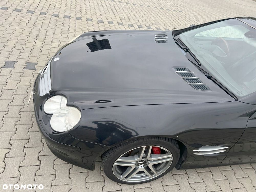 Maska pokrywa silnika kompletna Mercedes SL R230 W230 SL500 SL350 kolor 197 - 9