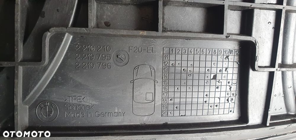 Dywaniki wycieraczki wykładziny oryginał komplet BMW I F20 2210210 - 10