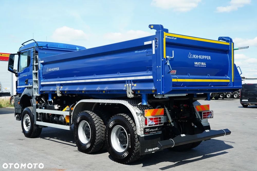MAN TGS 33.480 / 6X6 / WYWROTKA 3 STRONNA / KH KIPPER / HYDROBURTA / AUTOMAT / EURO 6 - 14