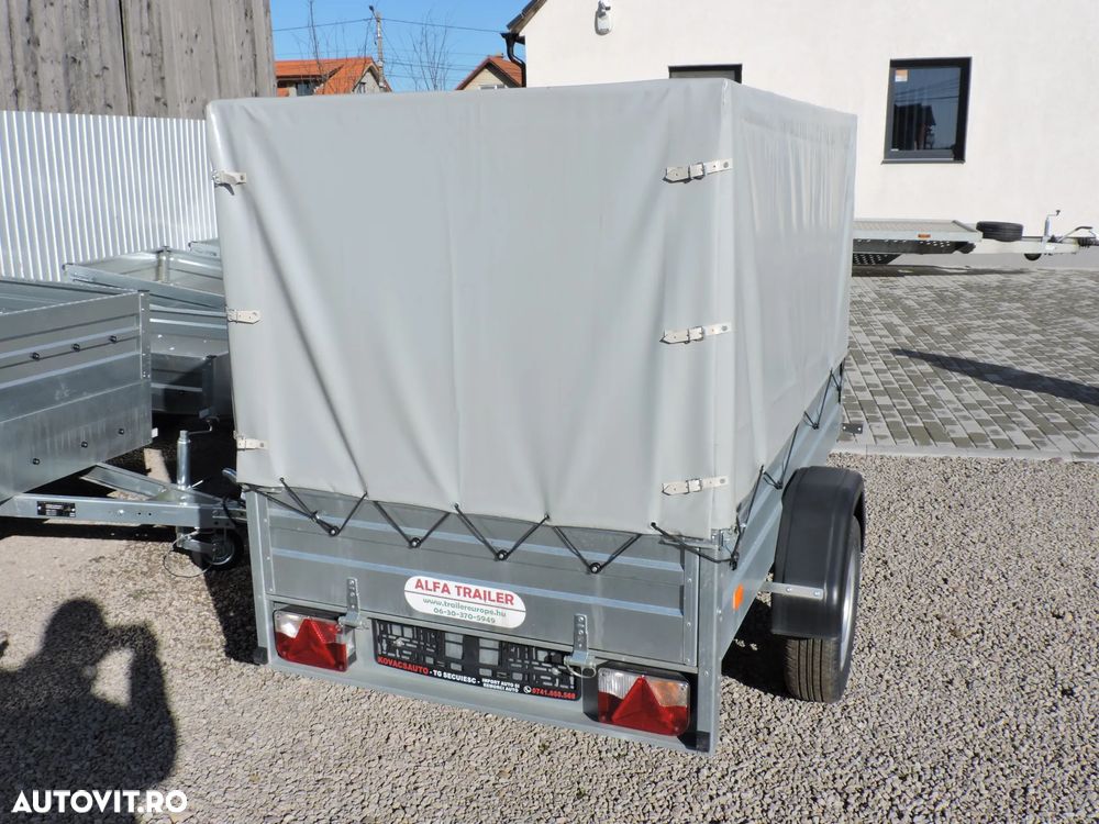 Trailer Europe ALFA, 2 axe ,1 axe , arc de foi, torsiune , sistem franare - 25