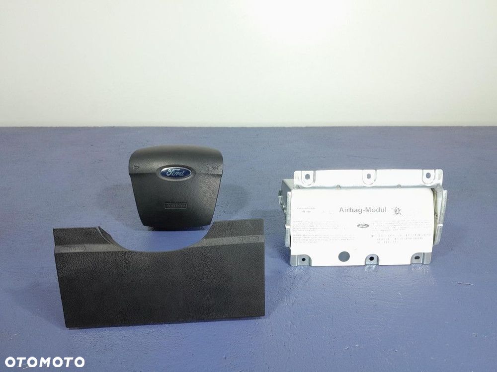FORD MONDEO MK4 DESKA ROZDZIELCZA KONSOLA PODUSZKI AIRBAG EU - 6